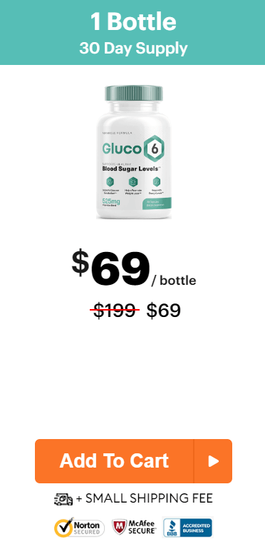 gluco6 1 bottle